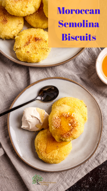 Harcha Moroccan Semolina Biscuits Pinterest