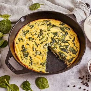 Spinach and Ricotta Frittata