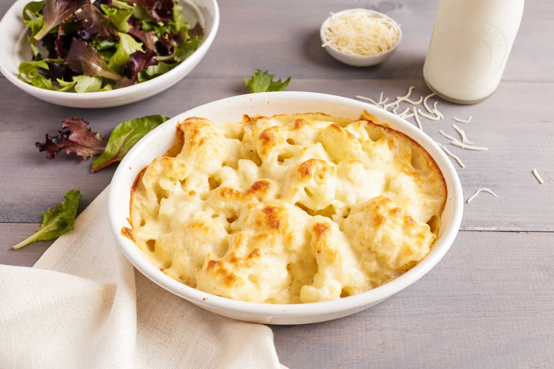 French Cauliflower Gratin