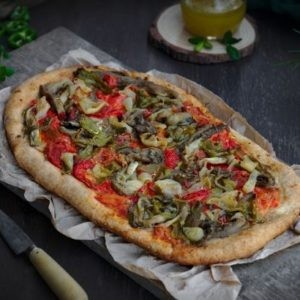 Roasted Veggie Flatbread (Spain)