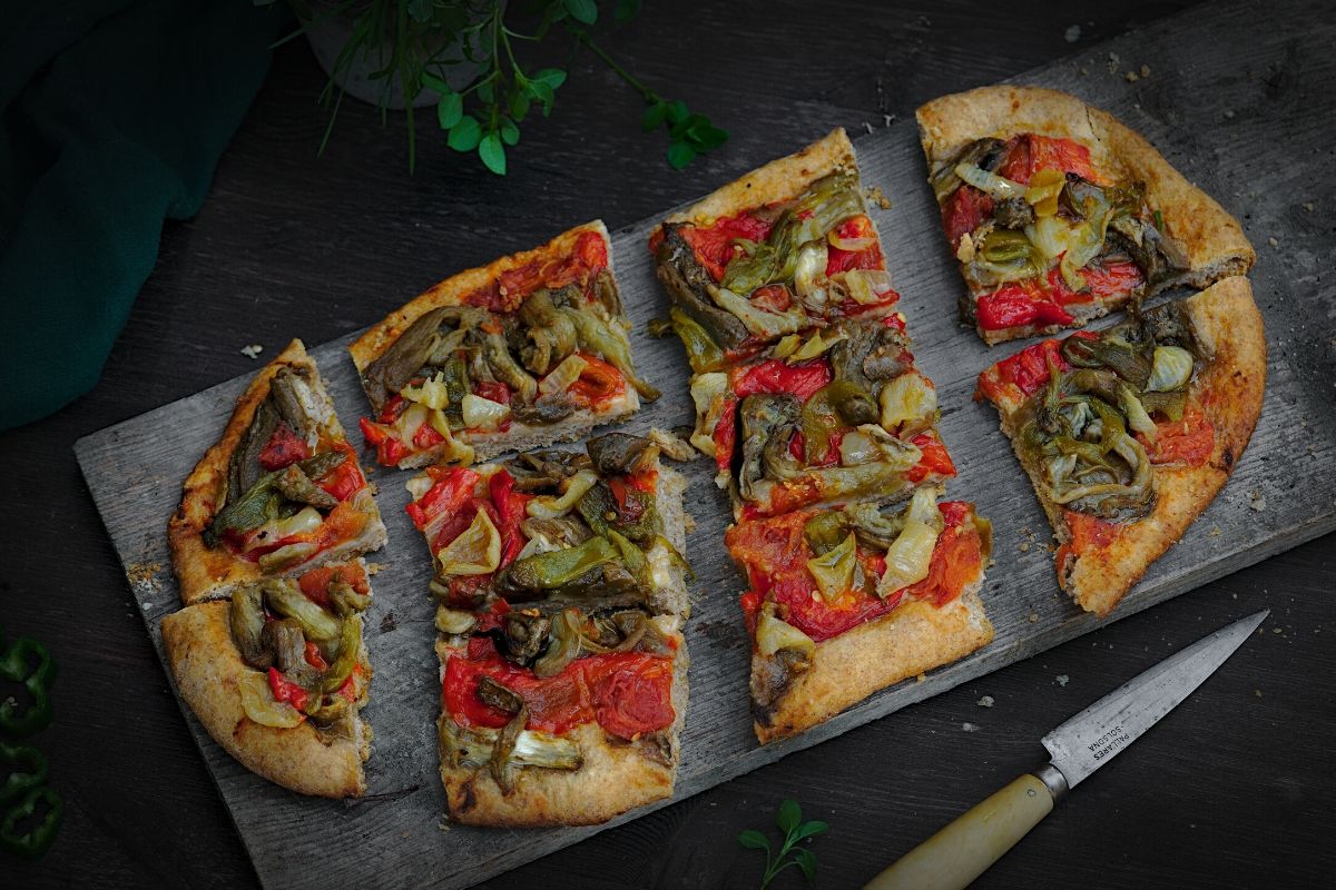 Roasted Veggie Flatbread (Spain)