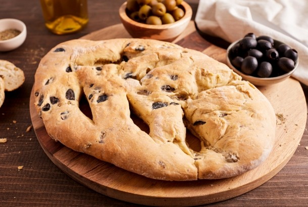 Olive Fougasse - Bread from Provence