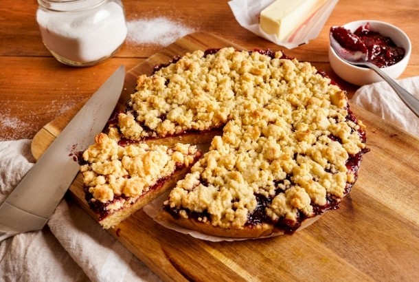 Breakfast Torta with Jam (Italy)