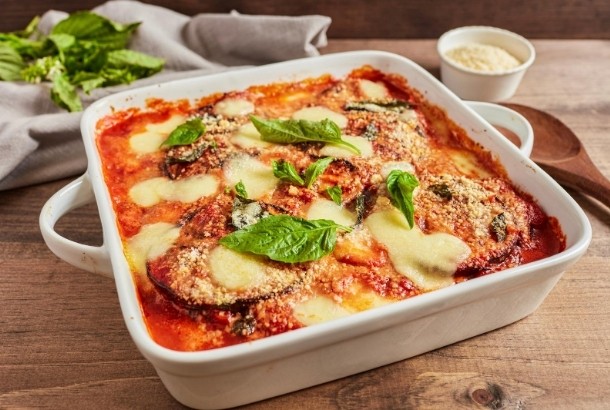 Grilled Eggplant Parmigiana