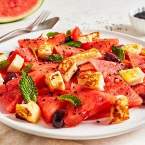 Halloumi and Watermelon Salad (Cyprus)