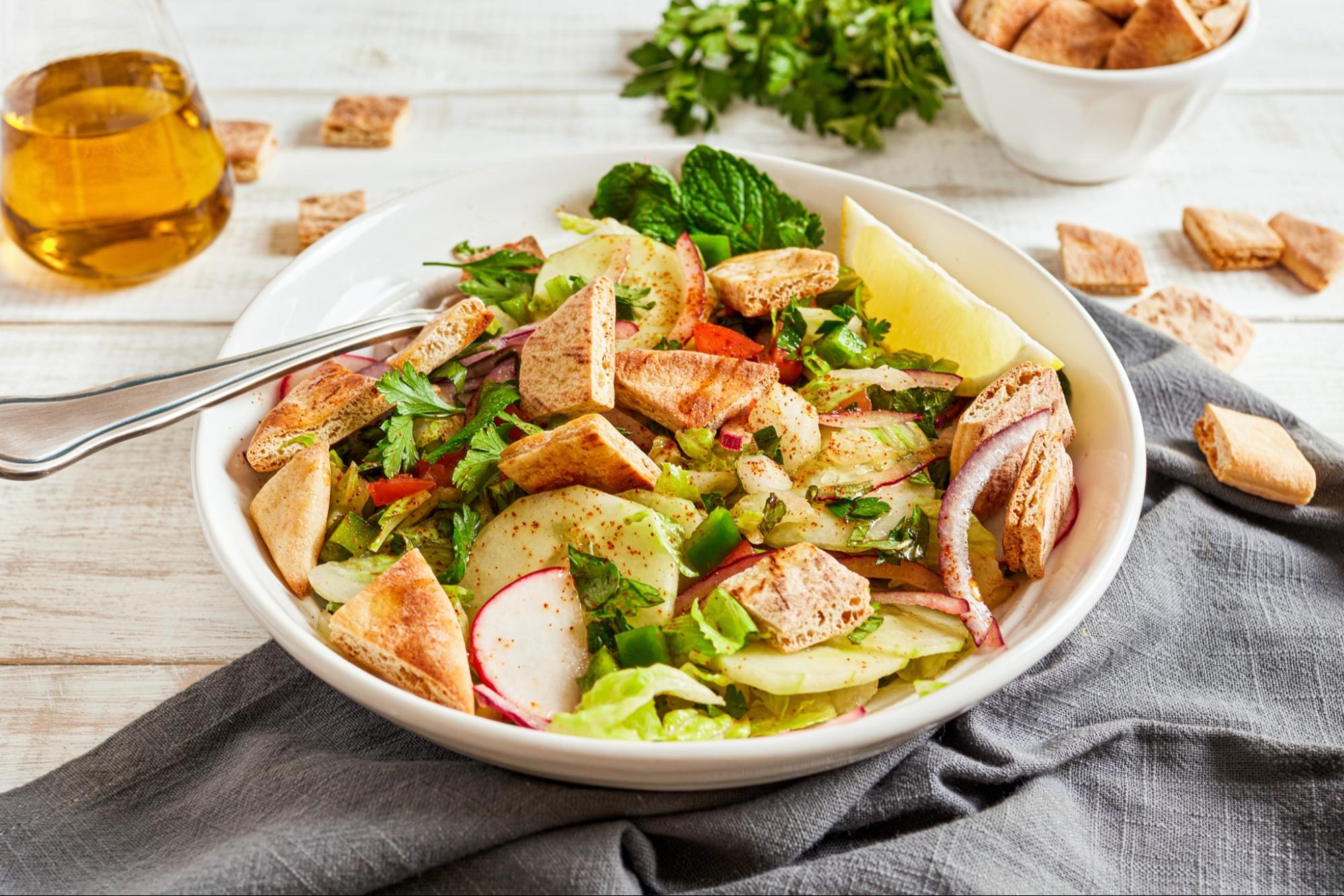 Lebanese Fattoush Salad