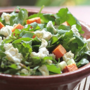 Arugula Salad with Sweet Potato (Ikaria)