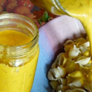 Cherry Tomato Sauce made in a Mason Jar