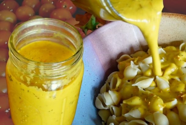 Cherry Tomato Sauce made in a Mason Jar