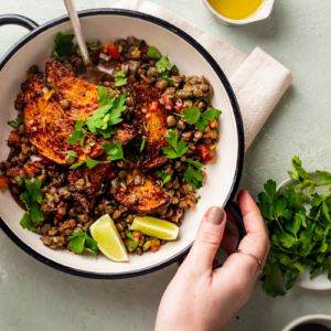 Roasted Butternut Squash with Lentil Tabbouleh-14