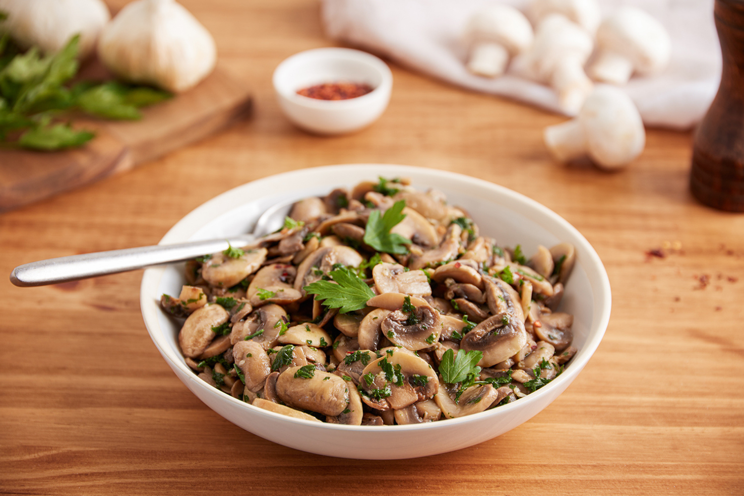 Garlic Mushrooms