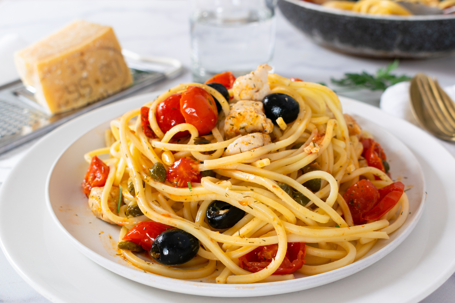 Sicilian Pasta with Chicken