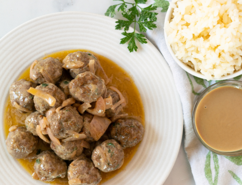 Beef Kafta with Tahini