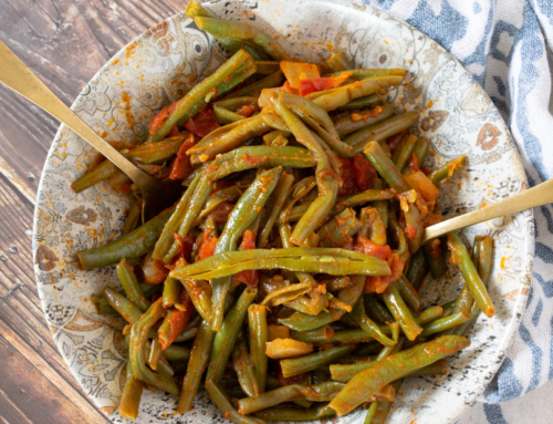 Lebanese Green Beans with Olive Oil (Loubieh bi Zeit)