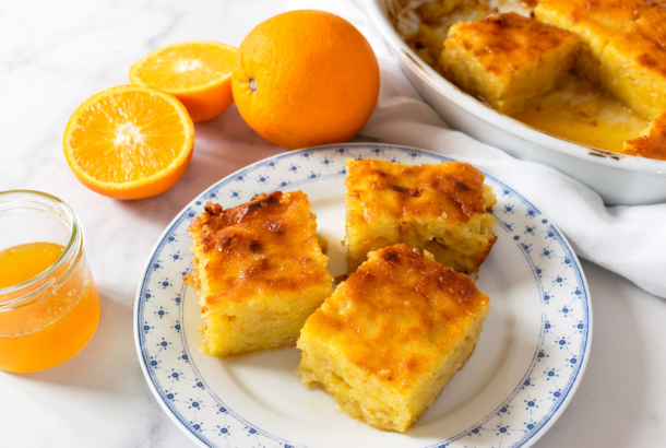 Portokalopita (Traditional Greek Orange Cake)
