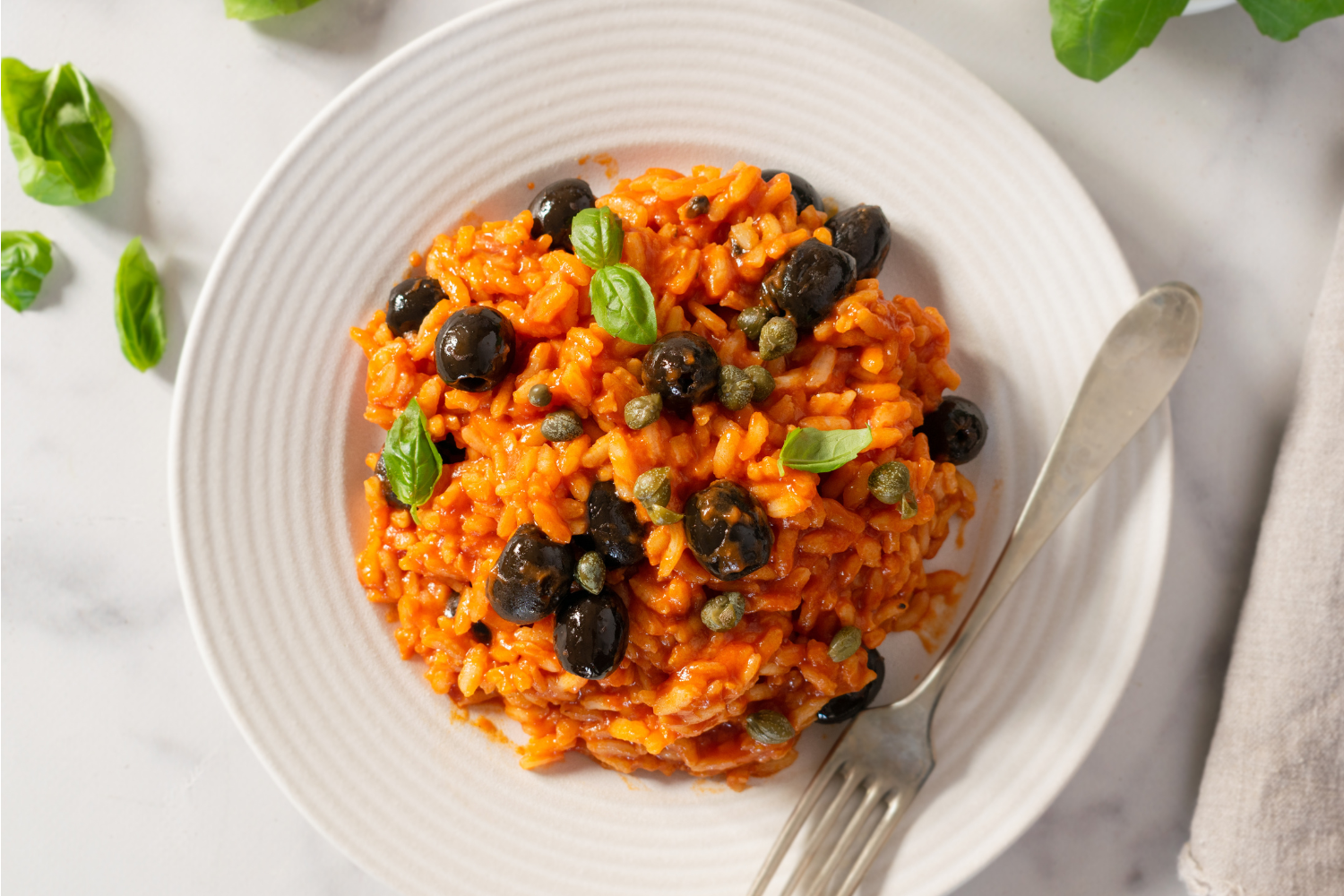 Rice with Puttanesca Sauce (Risotto alla Puttanesca)