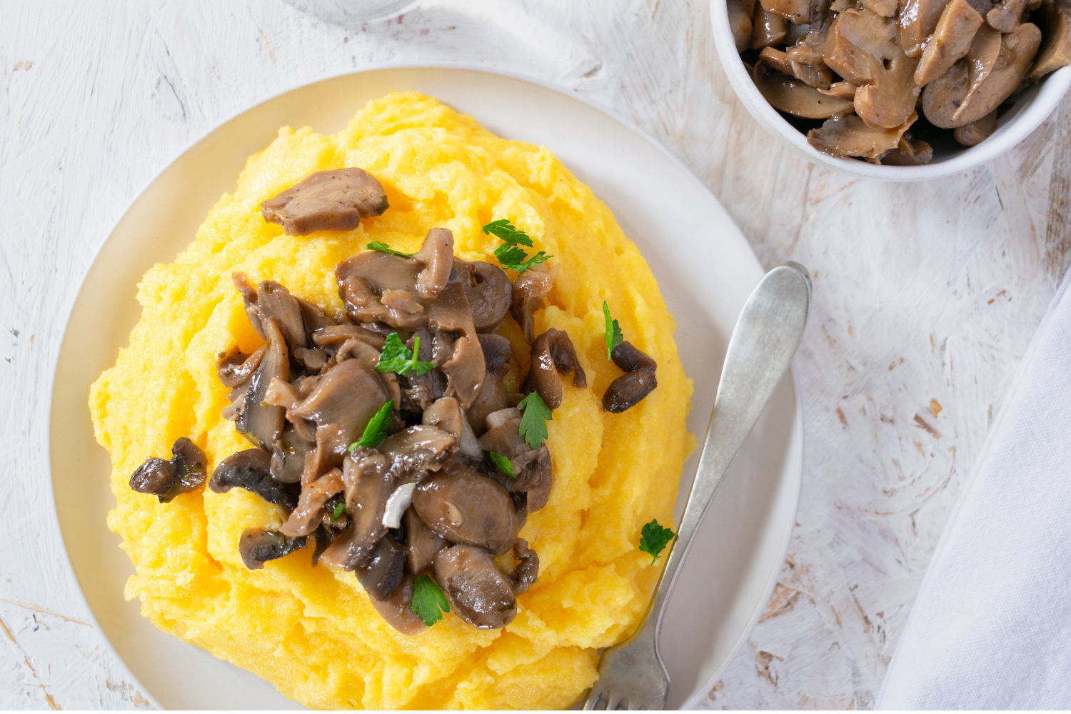 Woodcutter’s Polenta and Mushrooms