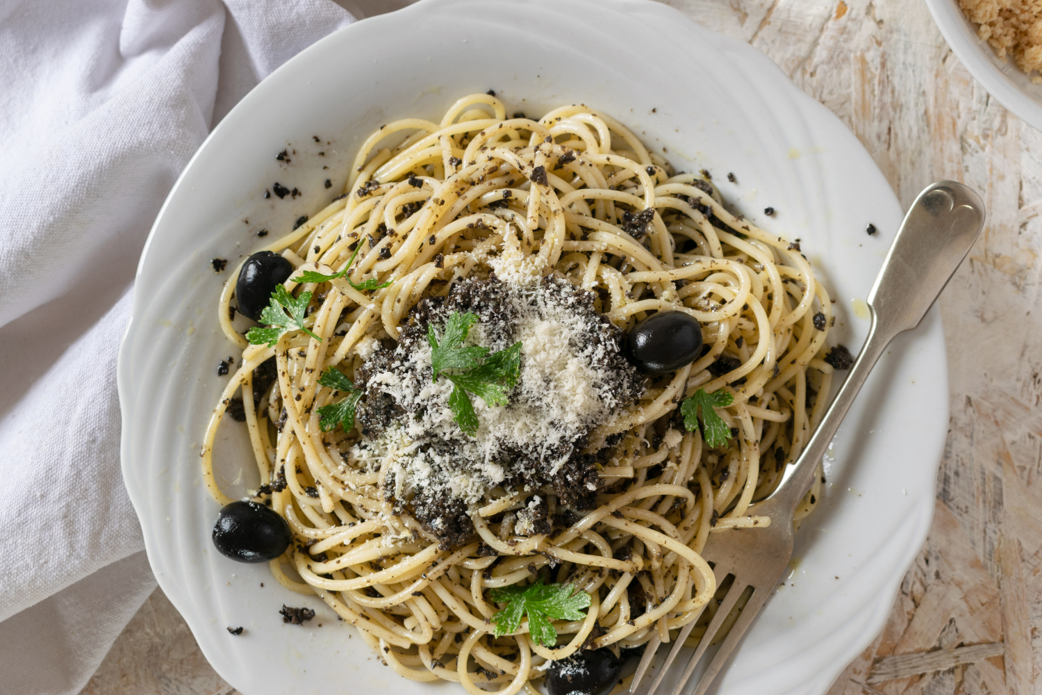 Black Olive Tapenade With Pasta