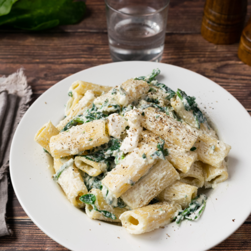 Rigatoni with Creamy Ricotta and Spinach (Rigatoni e Spinaci) Article