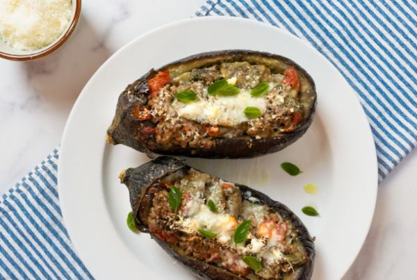 Italian Stuffed Eggplant - Mediterranean Living