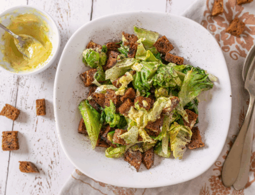Grilled Caesar Salad with Homemade Dressing