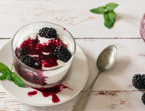 Blackberry Compote with Greek Yogurt