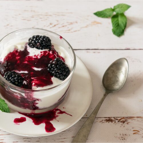 Blackberry Compote with Greek Yogurt