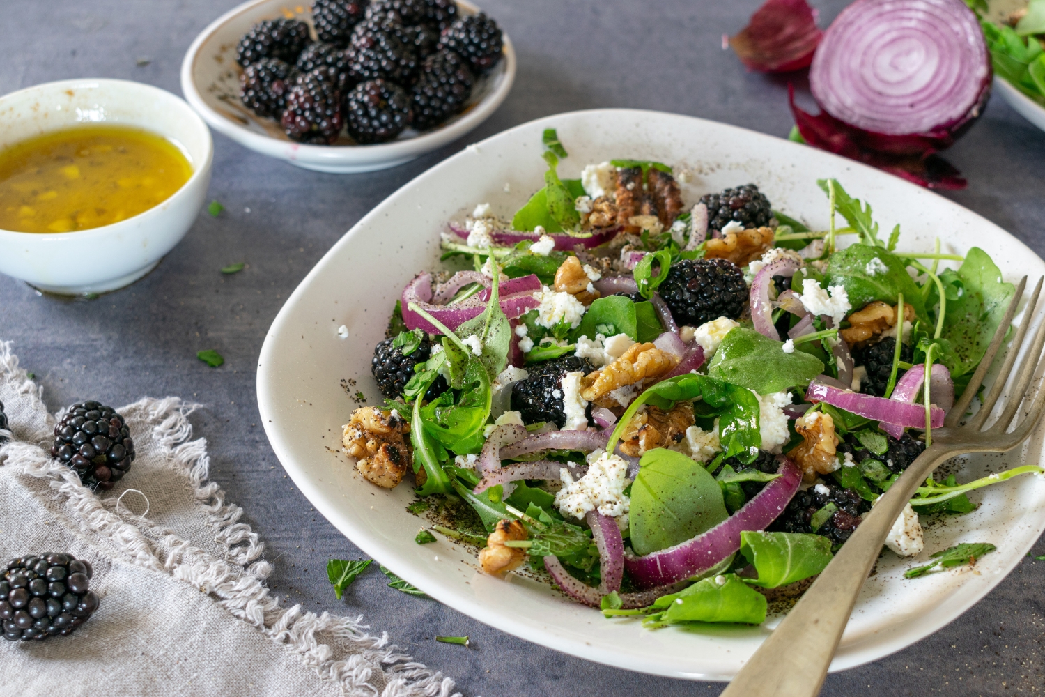 Arugula and Blackberry Salad