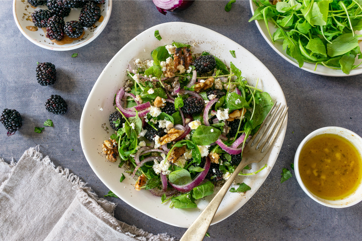 Arugula and Blackberry Salad