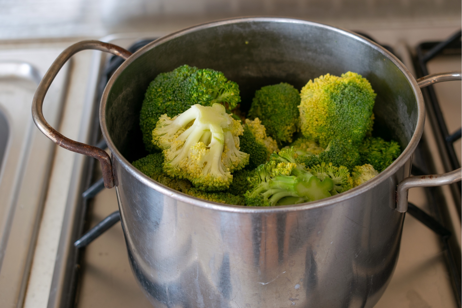 steamed broccoli