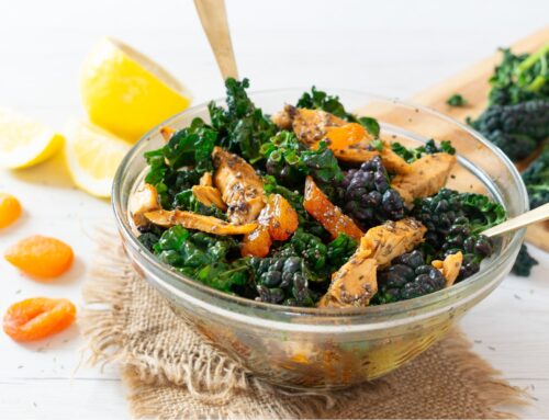 Balsamic Chicken Salad with Kale