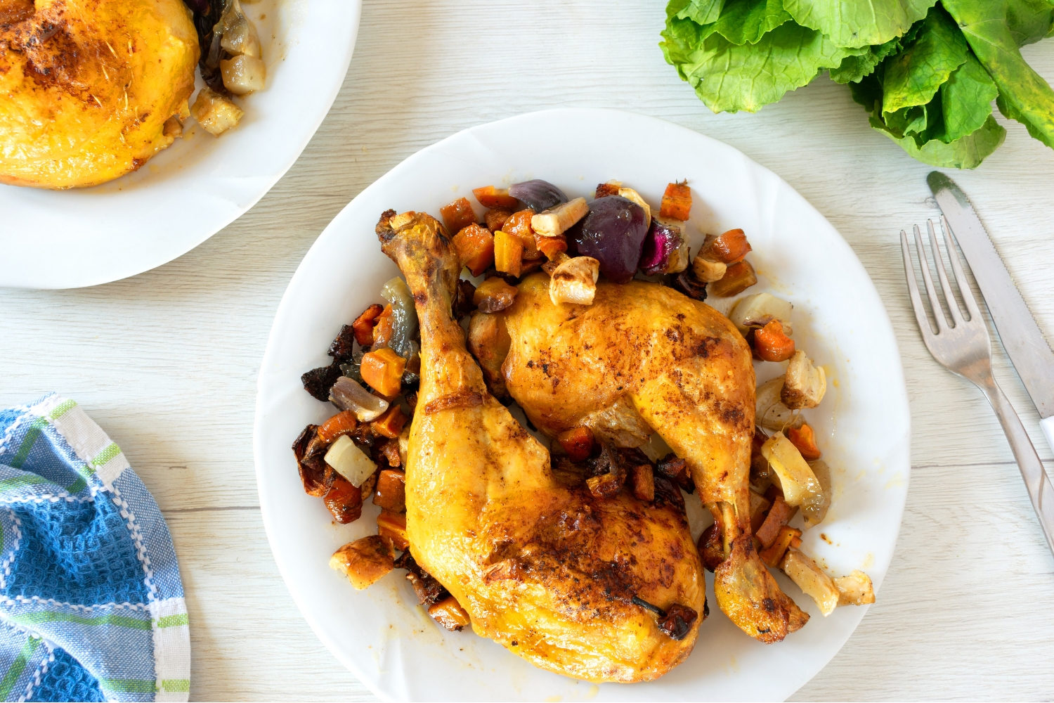 Baked Chicken Thighs with Root Vegetables