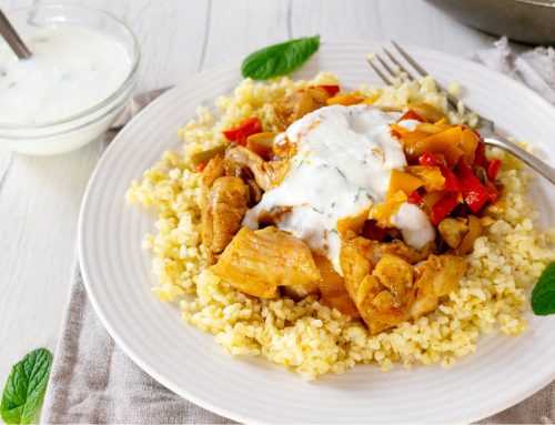 Skillet Chicken Thighs with Peppers