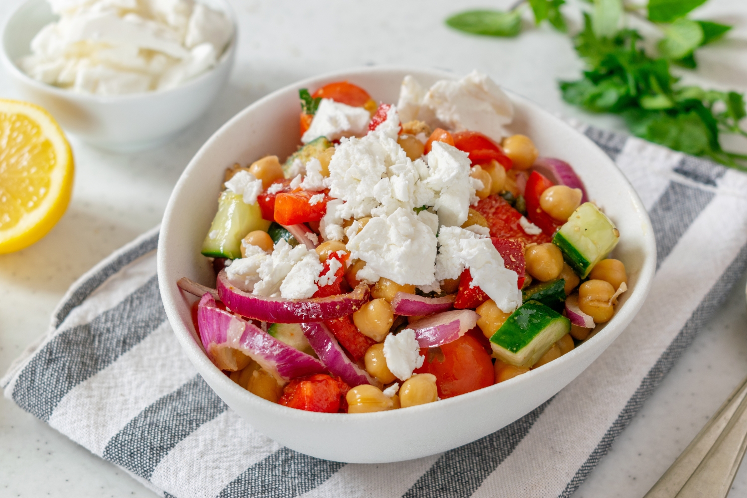 Ensalada de Garbanzos (Chickpea Salad)