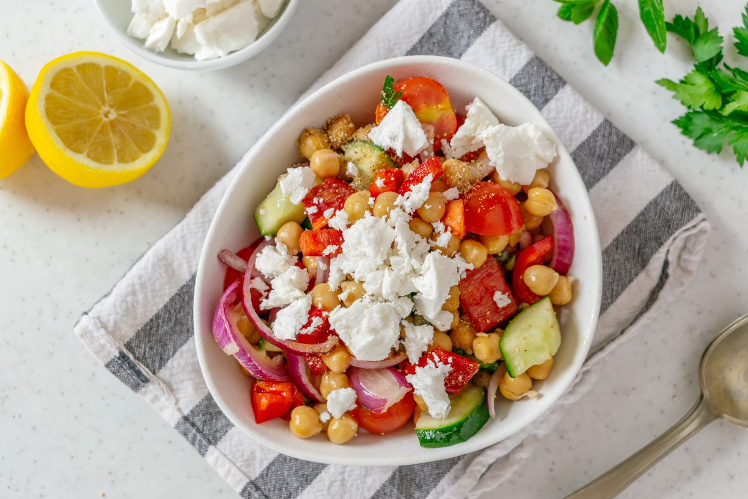 Ensalada de Garbanzos Chickpea Salad