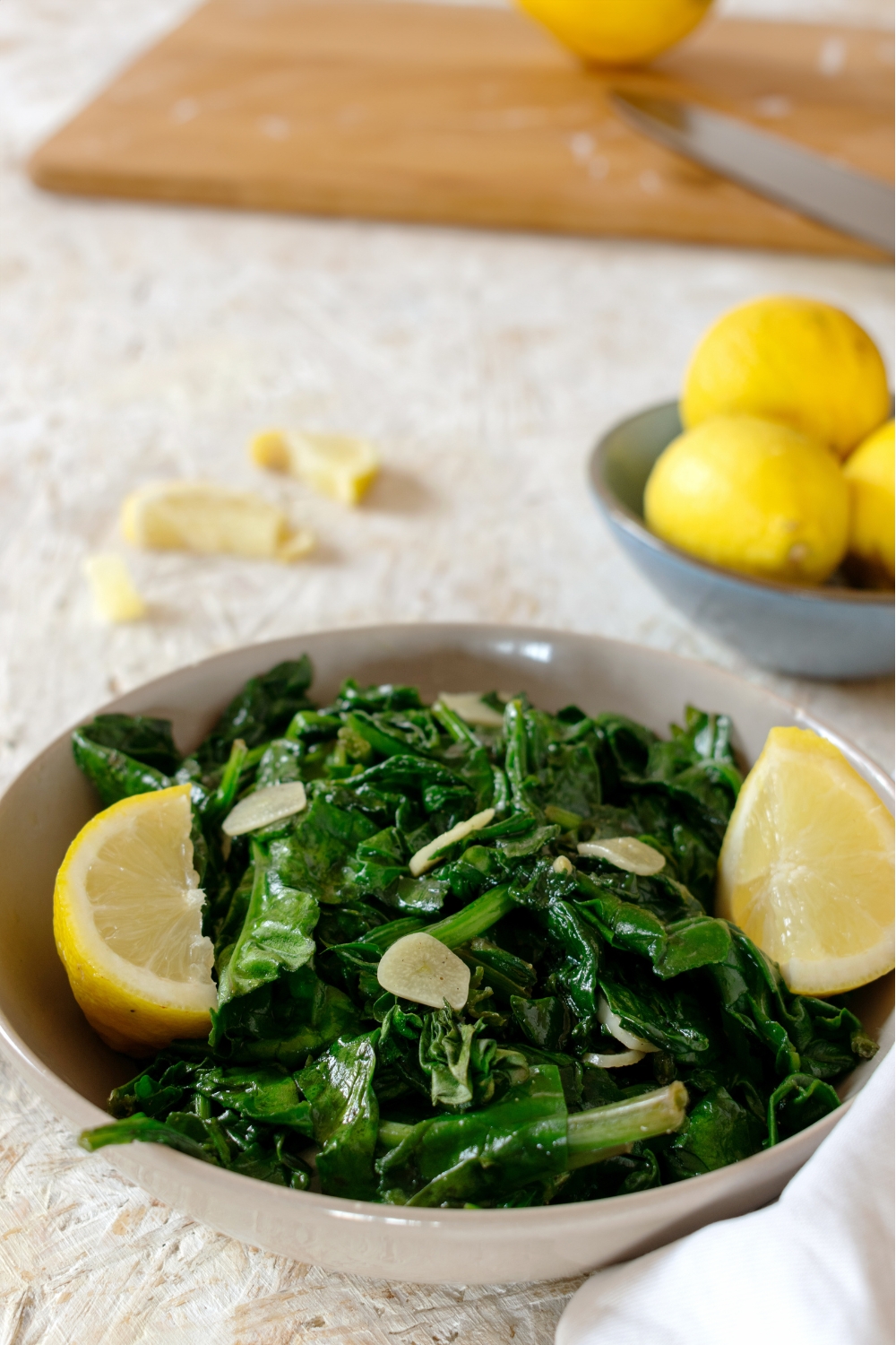 Sautéed Spinach with Lemon