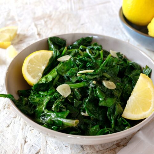 Sautéed Spinach with Lemon
