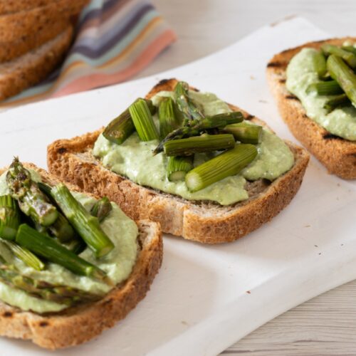 Whipped Ricotta and Asparagus Toast