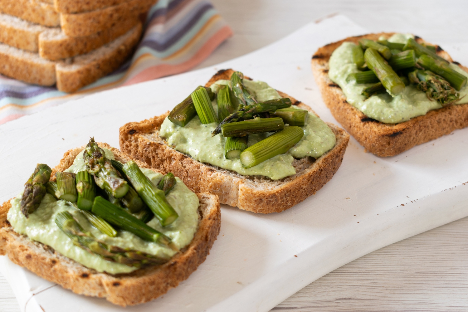 Whipped Ricotta and Asparagus Toast