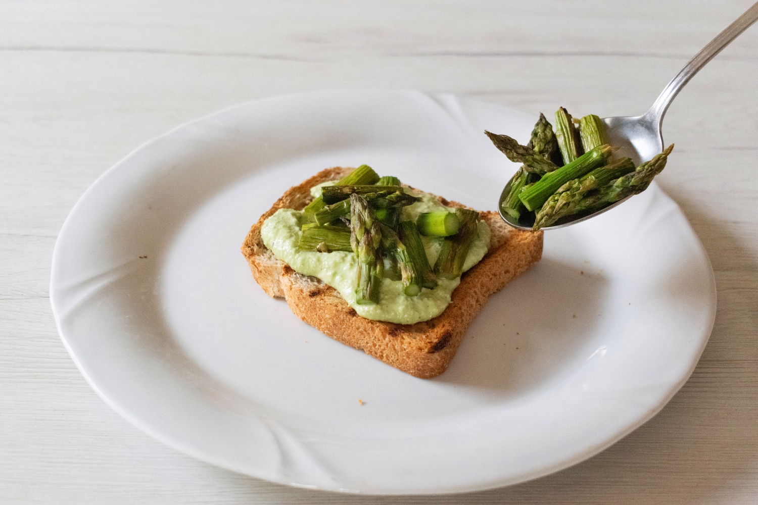 Whipped Ricotta and Asparagus Toast