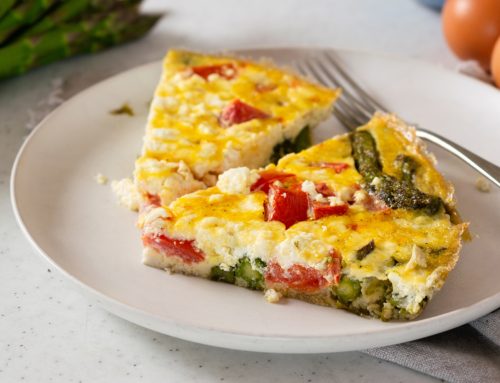 Asparagus Frittata with Feta and Tomato