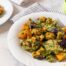 Roasted Chicken Thighs with Kale Pesto and Butternut Squash