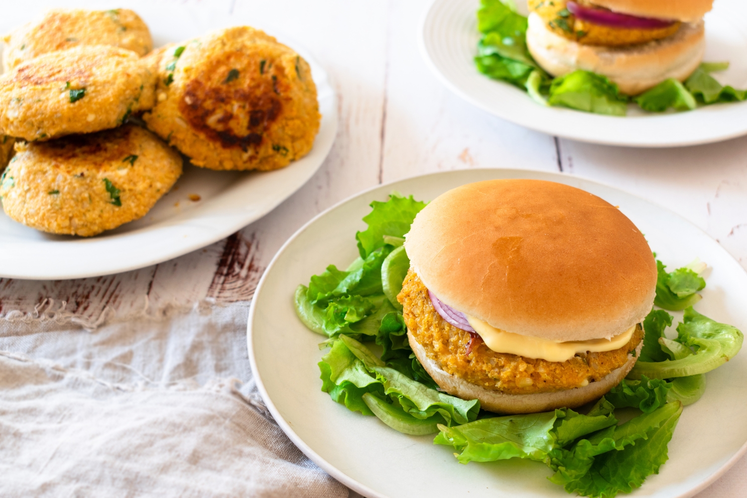 Mediterranean Sweet Potato Burger