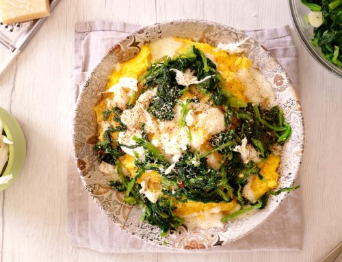 Easy Polenta Recipe with Broccoli Rabe and Cheese